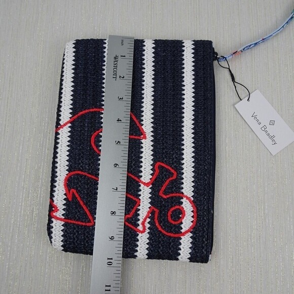 Vera Bradley ANCHORS AWEIGH Factory Style Straw Beach Wristlet Woven Summer New - Picture 10 of 10
